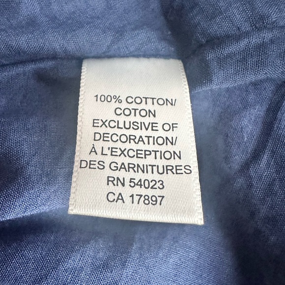 Elegant Navy Patterned‎ Skater Skirt 100% Cotton Size 12 - Picture 11 of 11